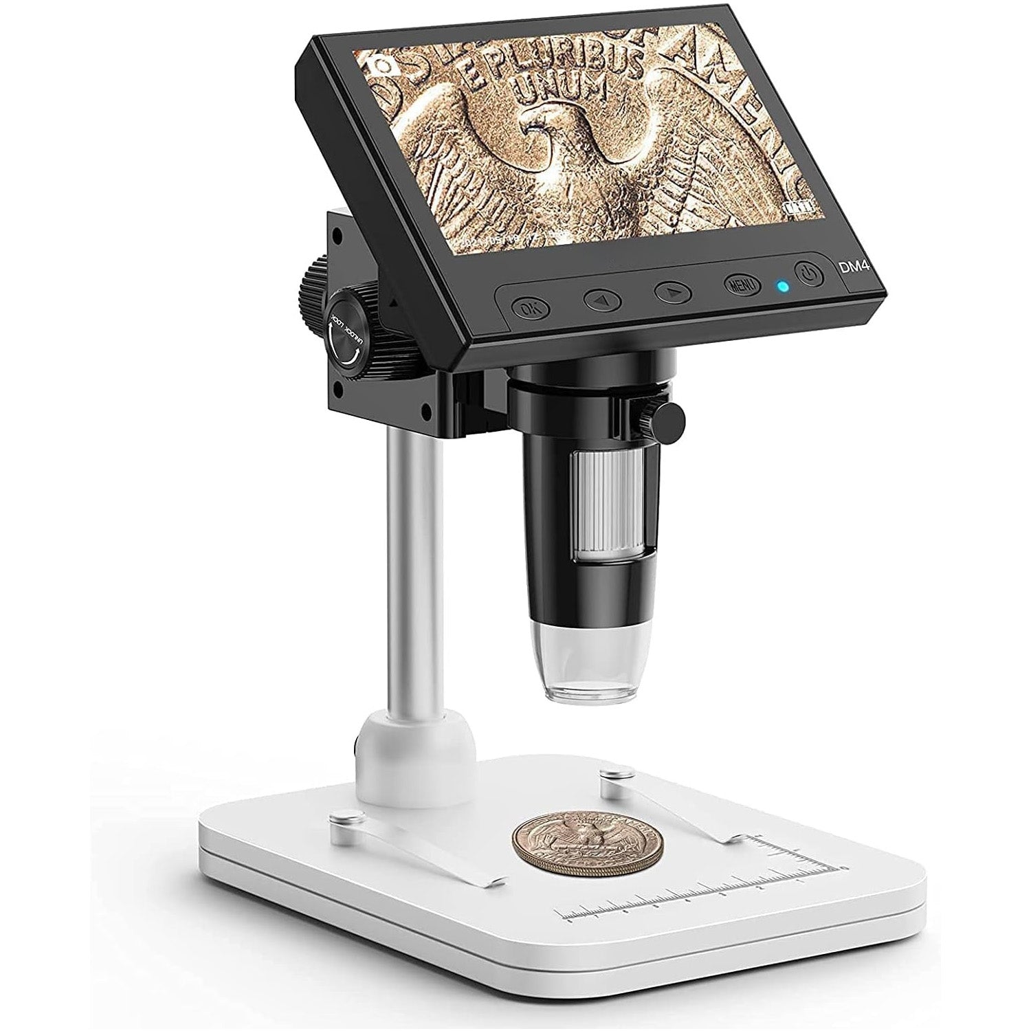 🔍 1000X Digital Coin Microscope with 4.3 🔍 1000X Digital Coin Microscope with 4.3
